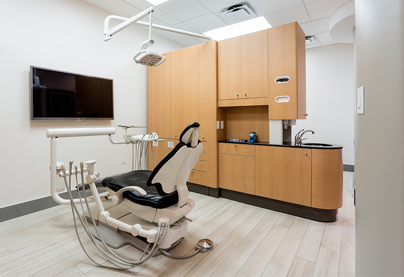 indoor view dental clinic